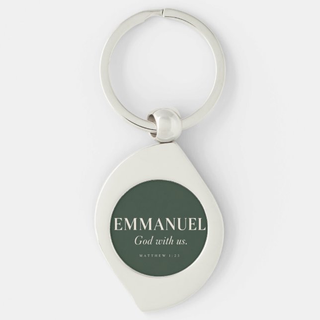  EMMANUEL | Matthew 1:23 | Christmas  Key Ring (Front)