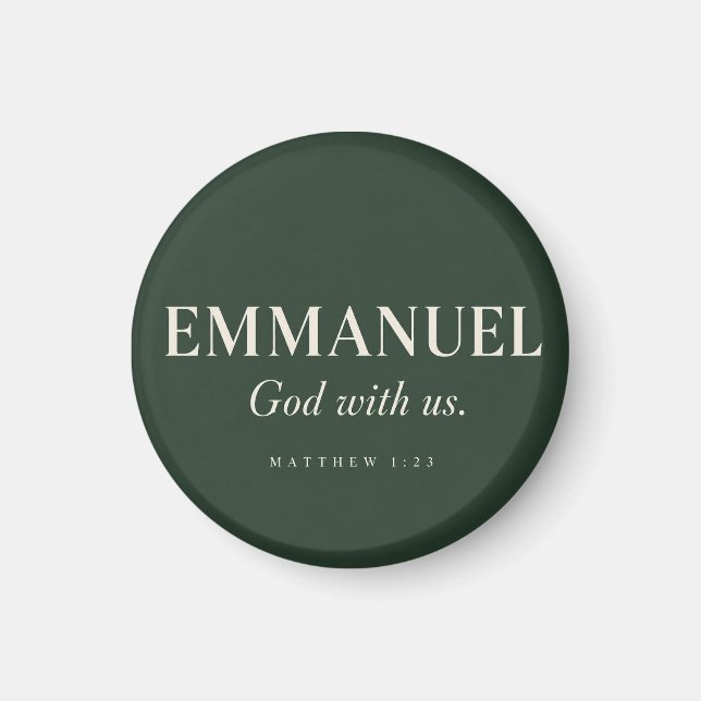 EMMANUEL | Matthew 1:23 | Christmas  Magnet (Front)