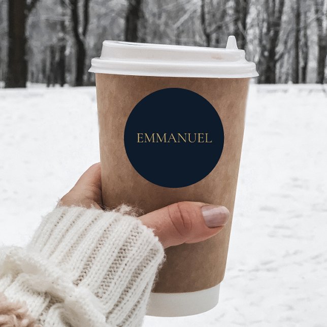 EMMANUEL Navy  Christmas Sticker #3   (Creator Uploaded)