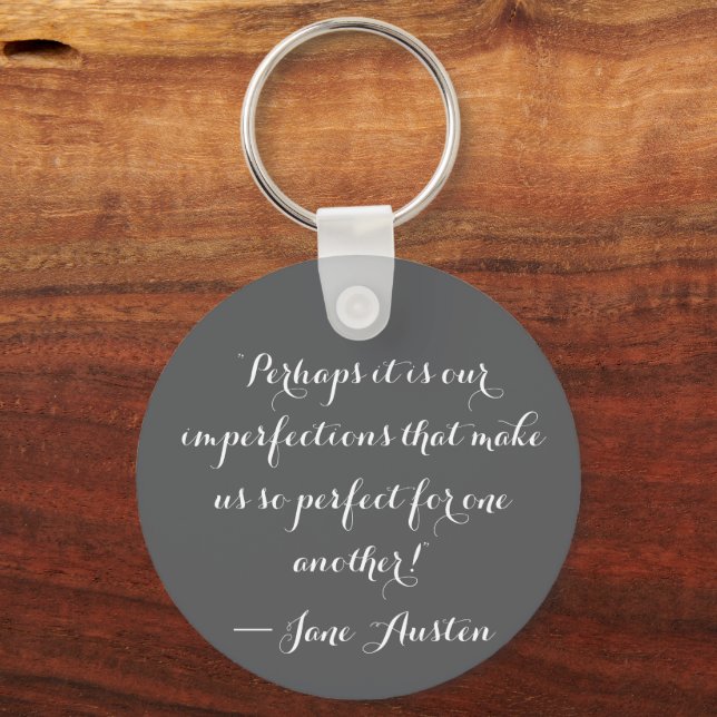 Emma's insight on imperfection  key ring (Front)