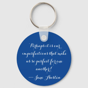 Emma's insight on imperfection  key ring