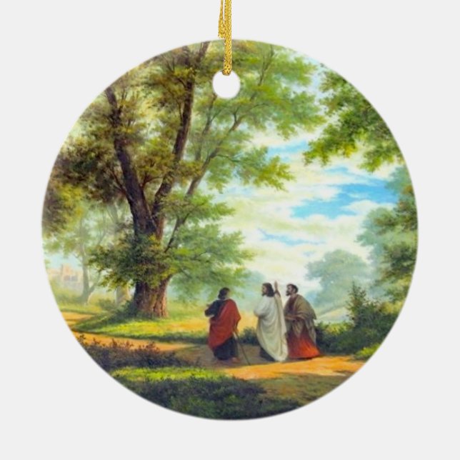 Emmaus Gifts Ceramic Tree Decoration (Back)