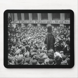 Emmeline Pankhurst - Wall St. Mouse Pad