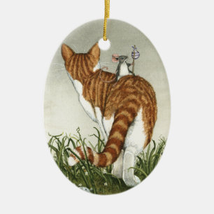 "Emmett and Roscoe" Ceramic Tree Decoration