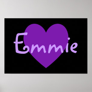 Emmie in Purple Poster