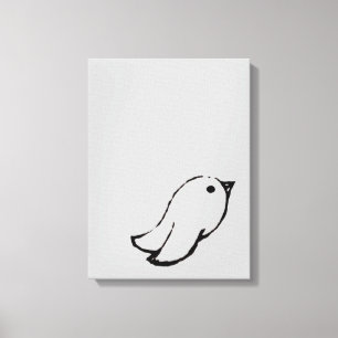 Emo Bird Canvas Print
