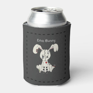 Emo Bunny Can Cooler