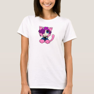 Emo Cat Girl T-Shirt