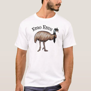 Emo Emu Hipster T-Shirt