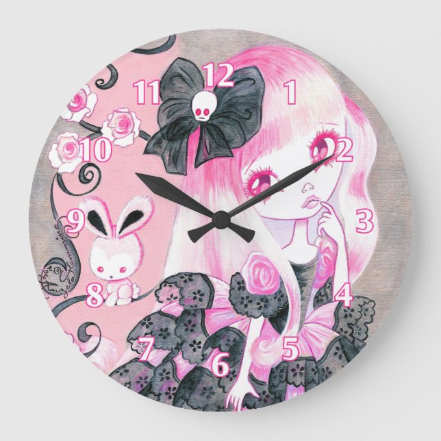 Emo Girl: Jennifer Large Clock (Front)