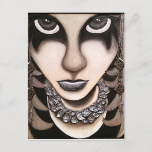 Emo Girl Postcard