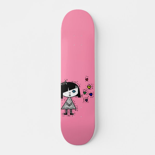 emo girl skateboard (Front)