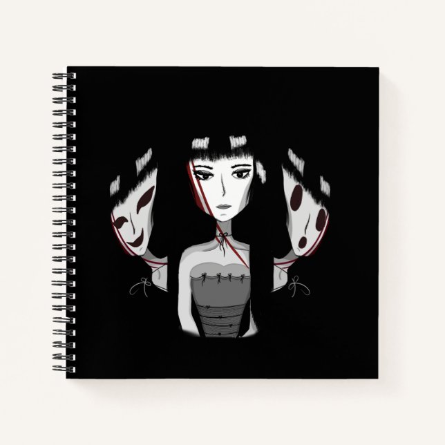 Emo Girls Notebook (Front)