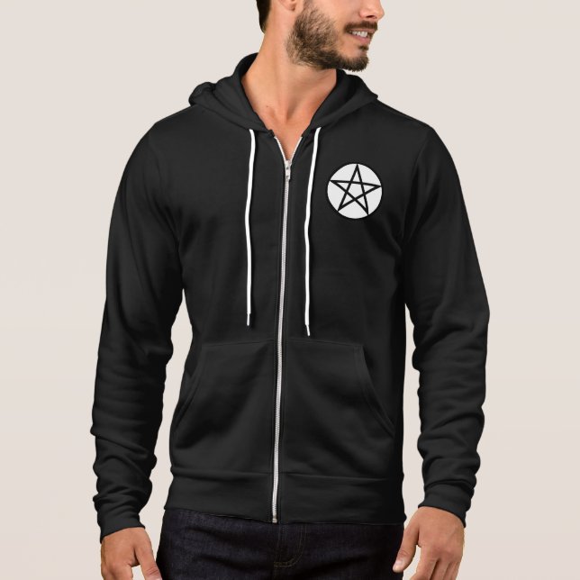 Emo - Goth - Rock - Anarchy - T-Shirt Hoodie (Front)