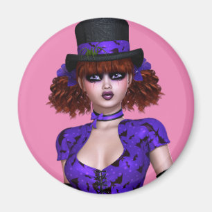 EMO GOTHIC GIRL MAGNETS