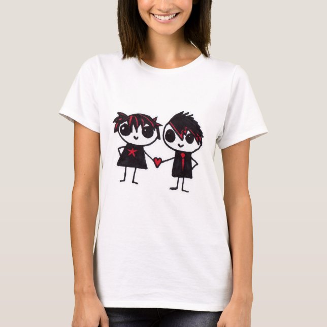 Emo in love T-Shirt (Front)