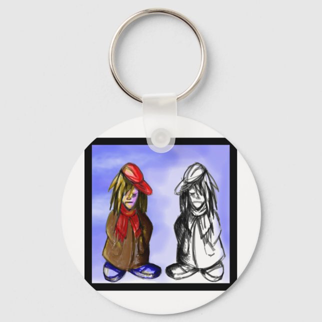 Emo Key Ring (Front)