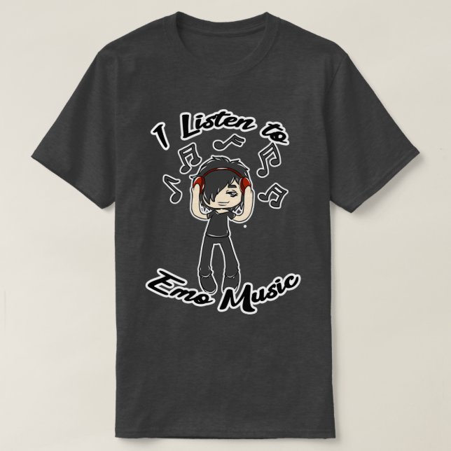 Emo music 1  T-Shirt (Design Front)