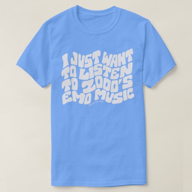 Emo Music T-Shirt (Design Front)