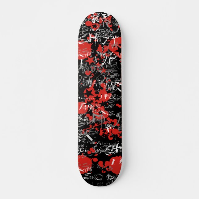 Emo Paint Skateboard Deck (Front)