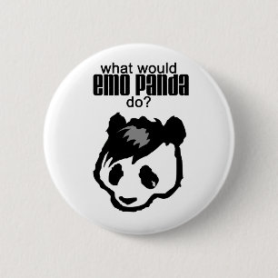 Emo Panda Button