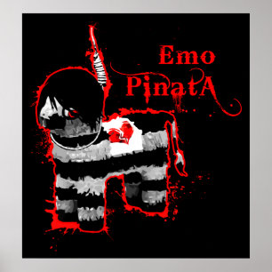 emo pinata poster