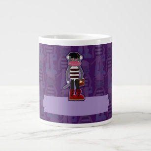 Emo Sockmonkey Large Coffee Mug