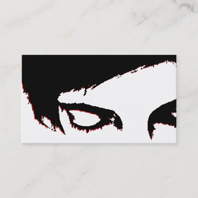 emo style business card (Front)
