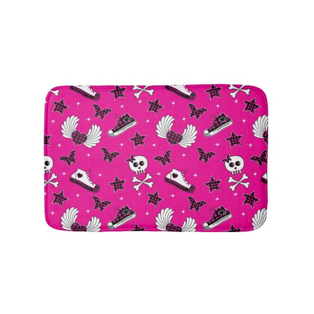 Emo Symbols Bath Mat (Front)