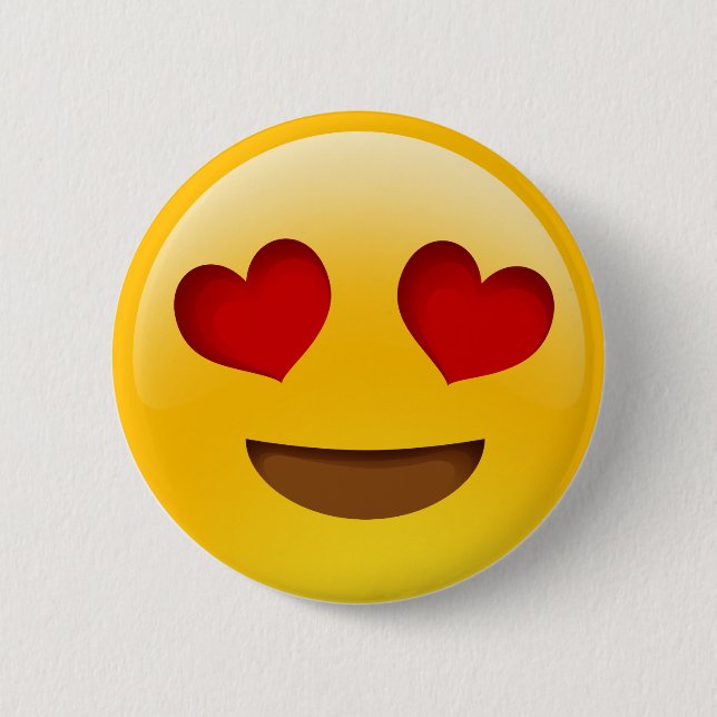 Emoji 6 Cm Round Badge (Front)