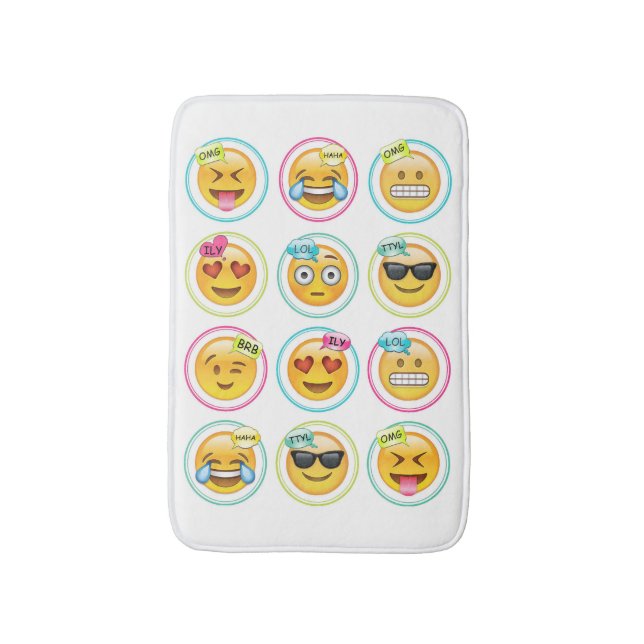 Emoji Bath Mat (Front Vertical)