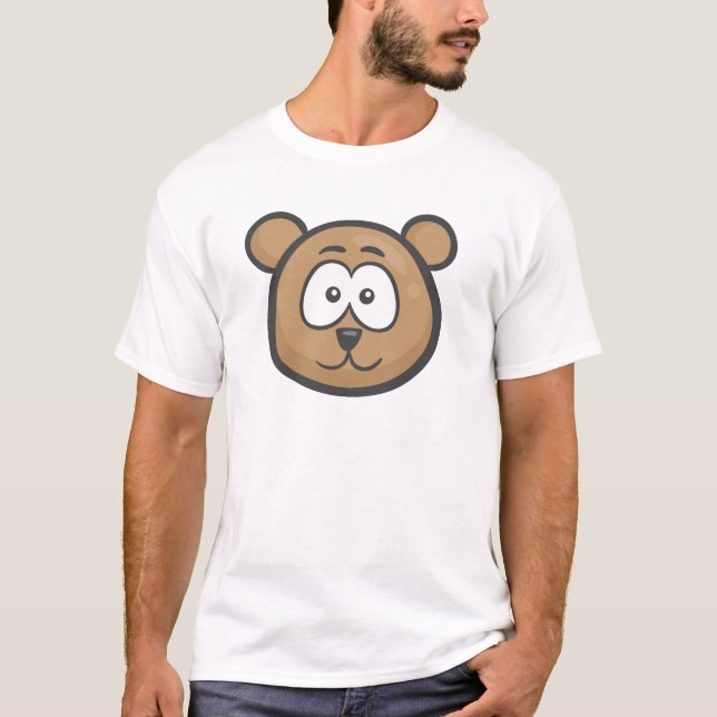 Emoji: Bear Face T-Shirt (Front)