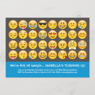 Emoji Birthday Invitation