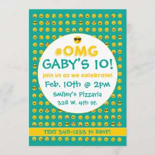 Emoji Birthday Invitation