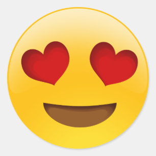 Emoji Classic Round Sticker