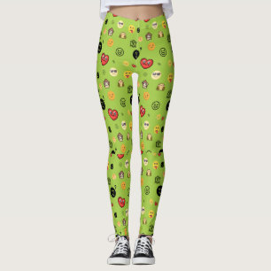 Emoji colourful leggings