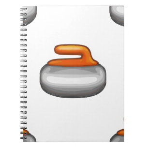Emoji Curling Stone Notebook