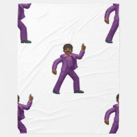 Emoji Dancing Man blanket