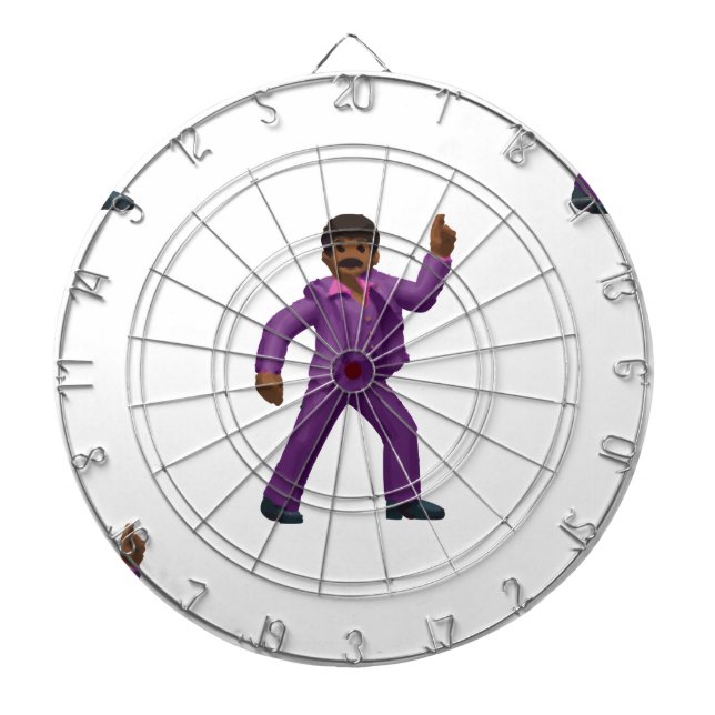 Emoji Dancing Man Dartboard (Front)