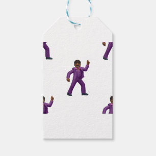 Emoji Dancing Man Gift Tags