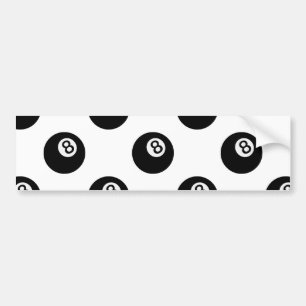 emoji eight ball bumper sticker