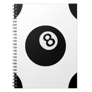 emoji eight ball notebook