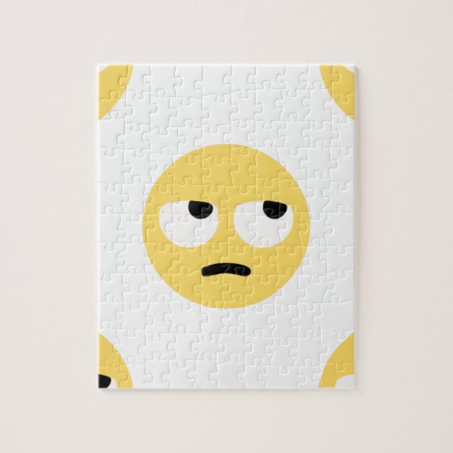 emoji eye rolling jigsaw puzzle (Vertical)