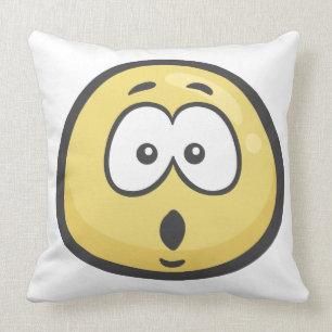 Emoji: Face With Open Mouth Cushion