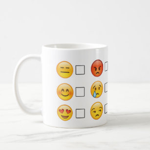 Emoji Faces Emotions Coffee Mug
