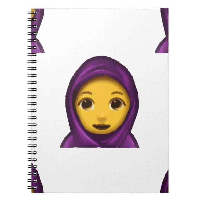 emoji hajib notebook (Front)