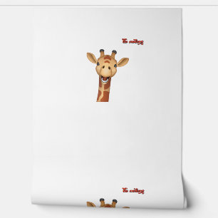emoji happy enthusiastic giraffe face wallpaper