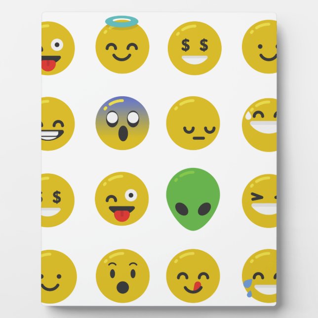 Emoji happy face plaque (Front)
