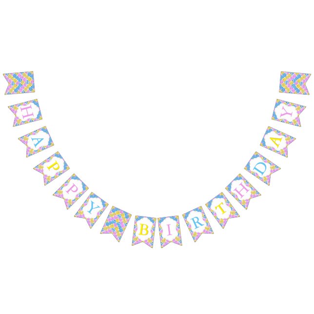 Emoji 😊 Happy Silly Pastel Faces Bunting (All)