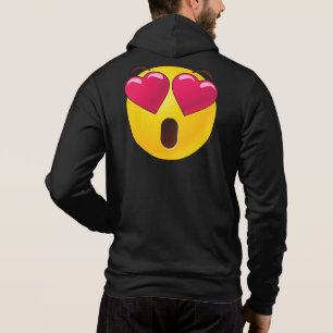 Emoji Heart Eyes Valentines Hoodie
